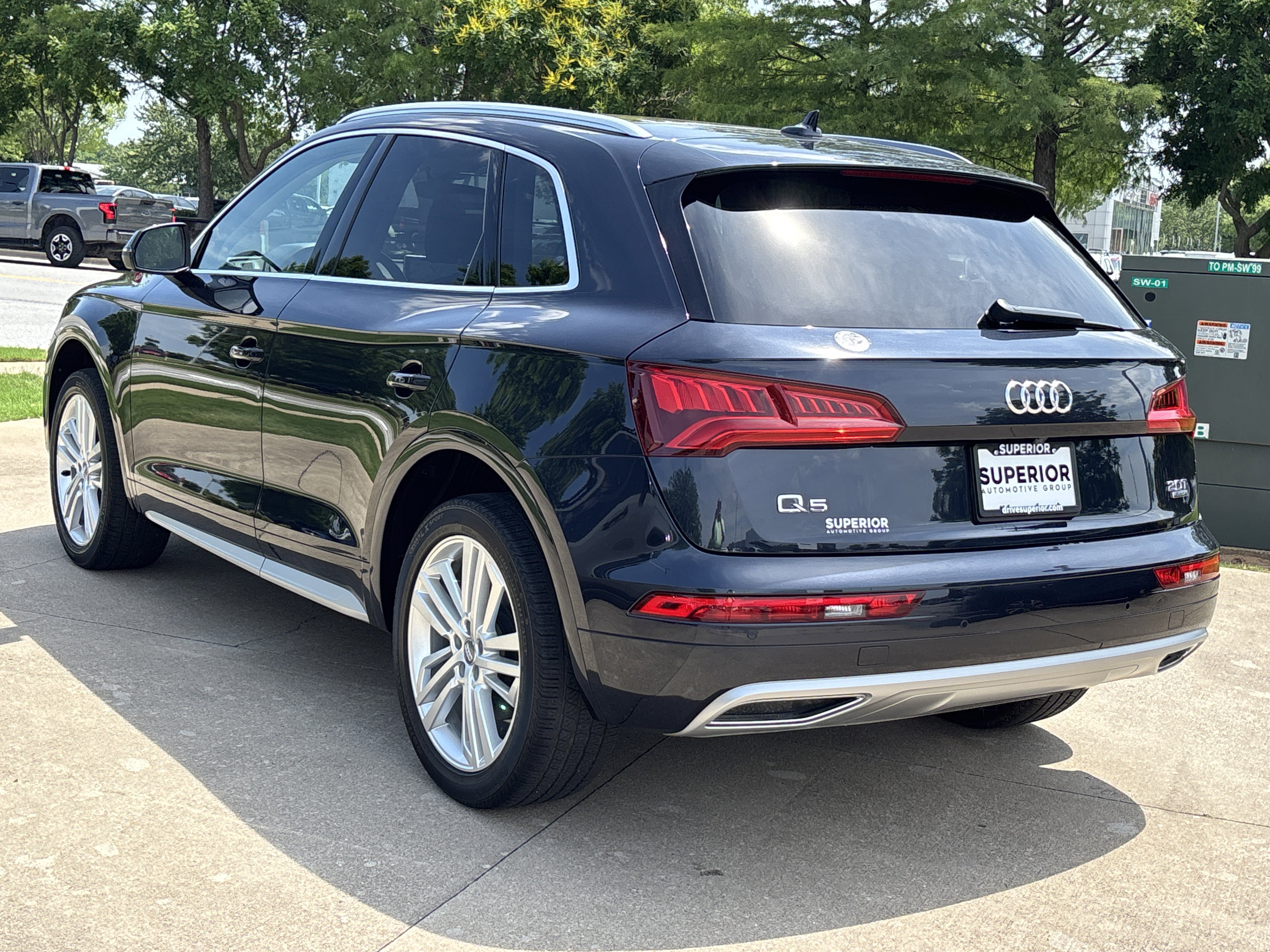 Used 2018 Moonlight Blue Metallic Audi 2.0T Premium Plus AWD image 10