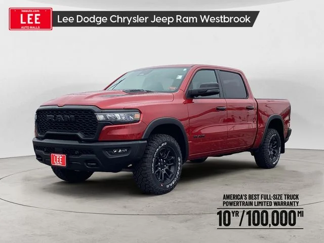 New 2026 Molten Red Ram REBEL CREW CAB 4X4 5