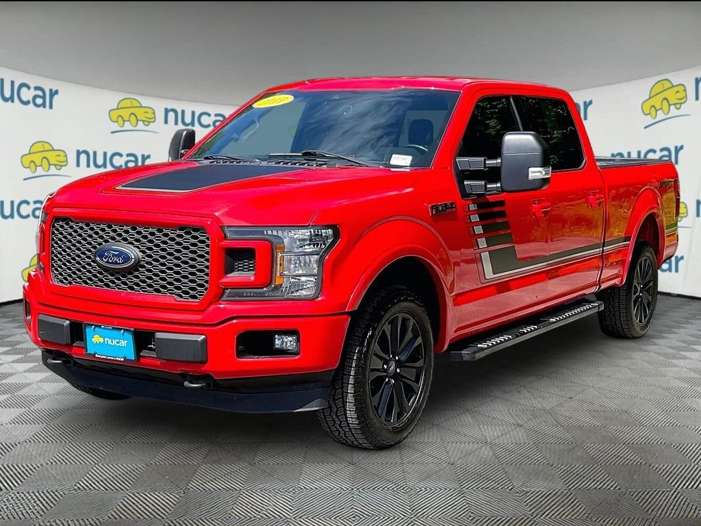 Used 2019 Red Ford Lariat image 3