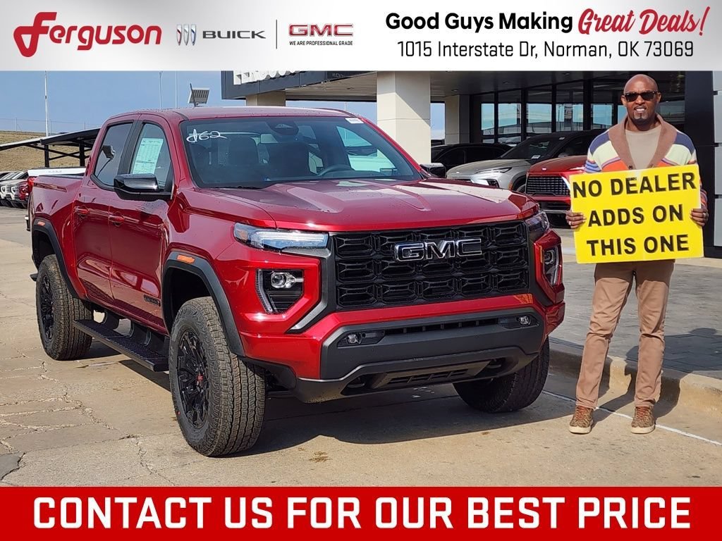 Volcanic Red Tintcoat 2026 GMC Canyon Pickup Truck Four-Wheel Drive 8-Speed Automatic