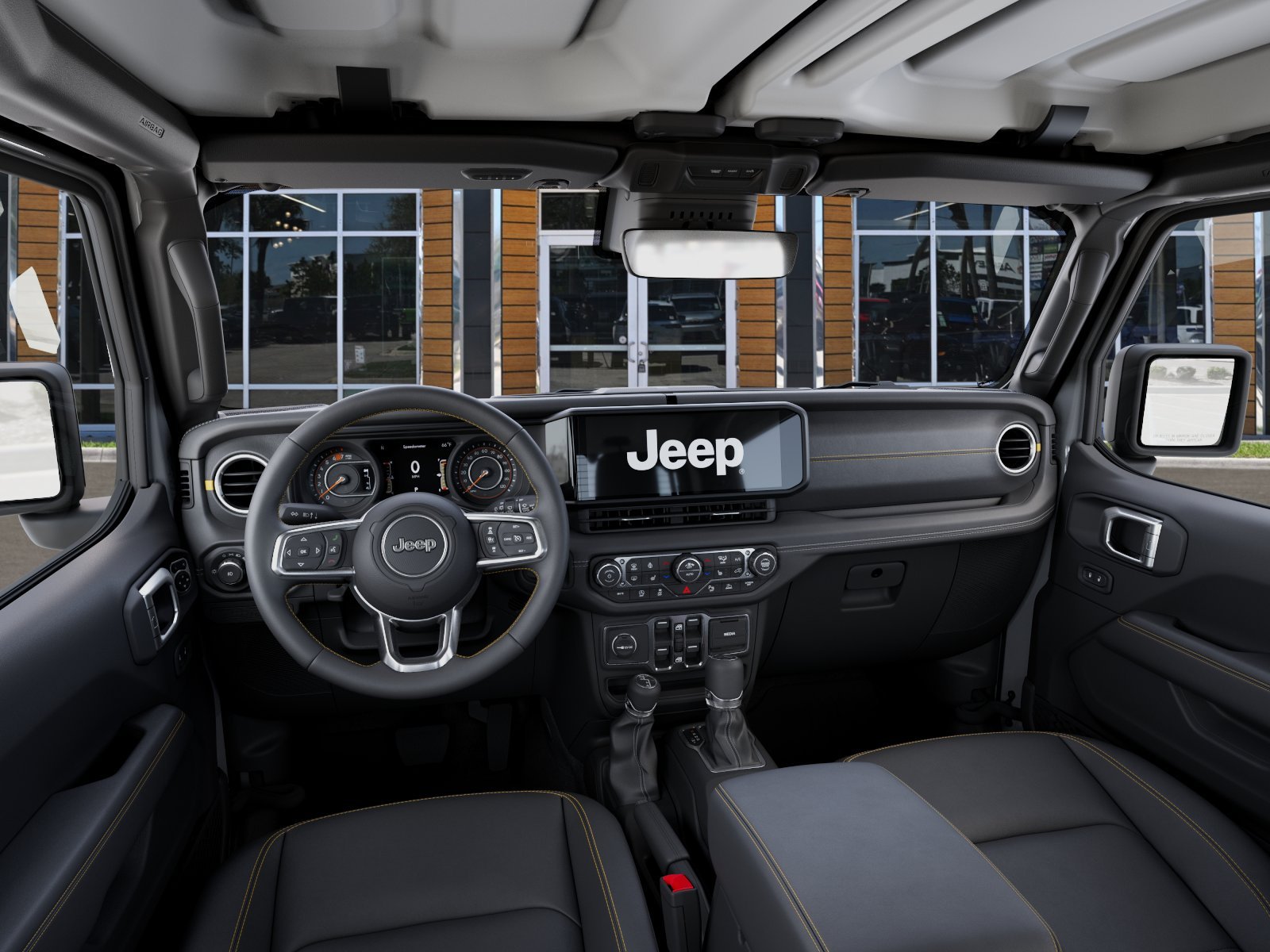 New 2026 Bright White Clearcoat Jeep Sahara image 40