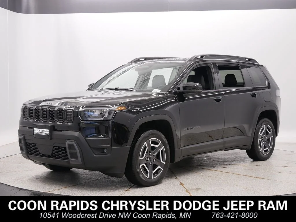 New 2026 Diamond Black Crystal Pearlcoat Jeep Limited image 1