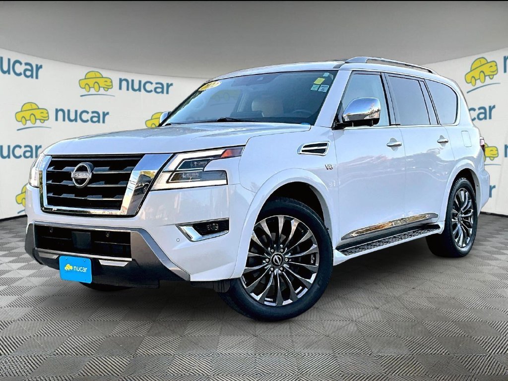 Certified Used 2022 White Nissan Platinum image 3