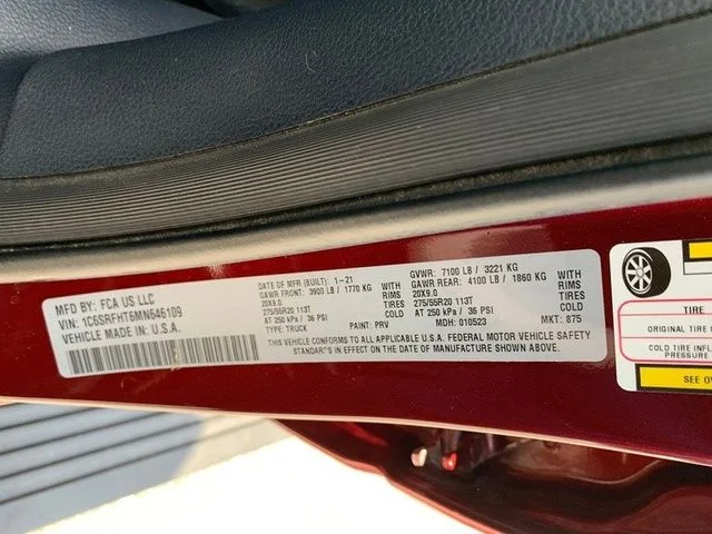 Used 2021 Red Ram Limited image 24
