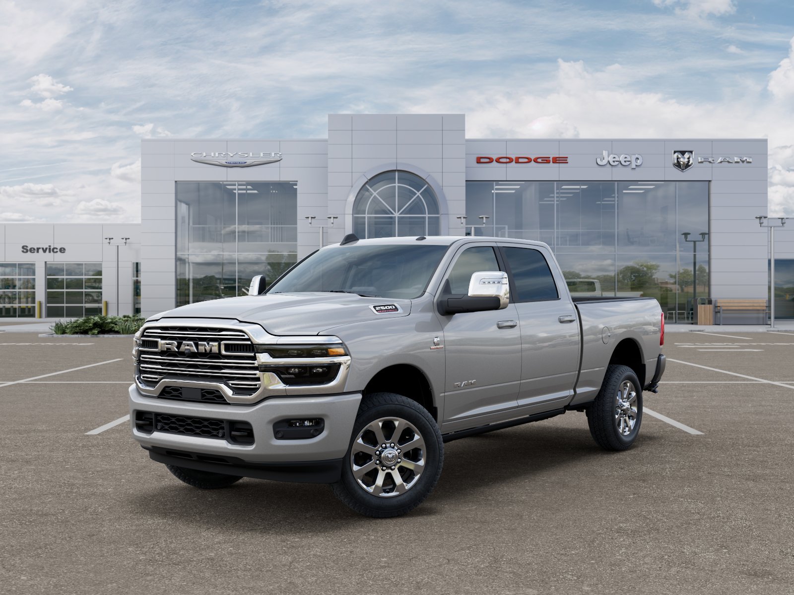 New 2026 Silver-Zynith Exterior Paint RAM Laramie image 13