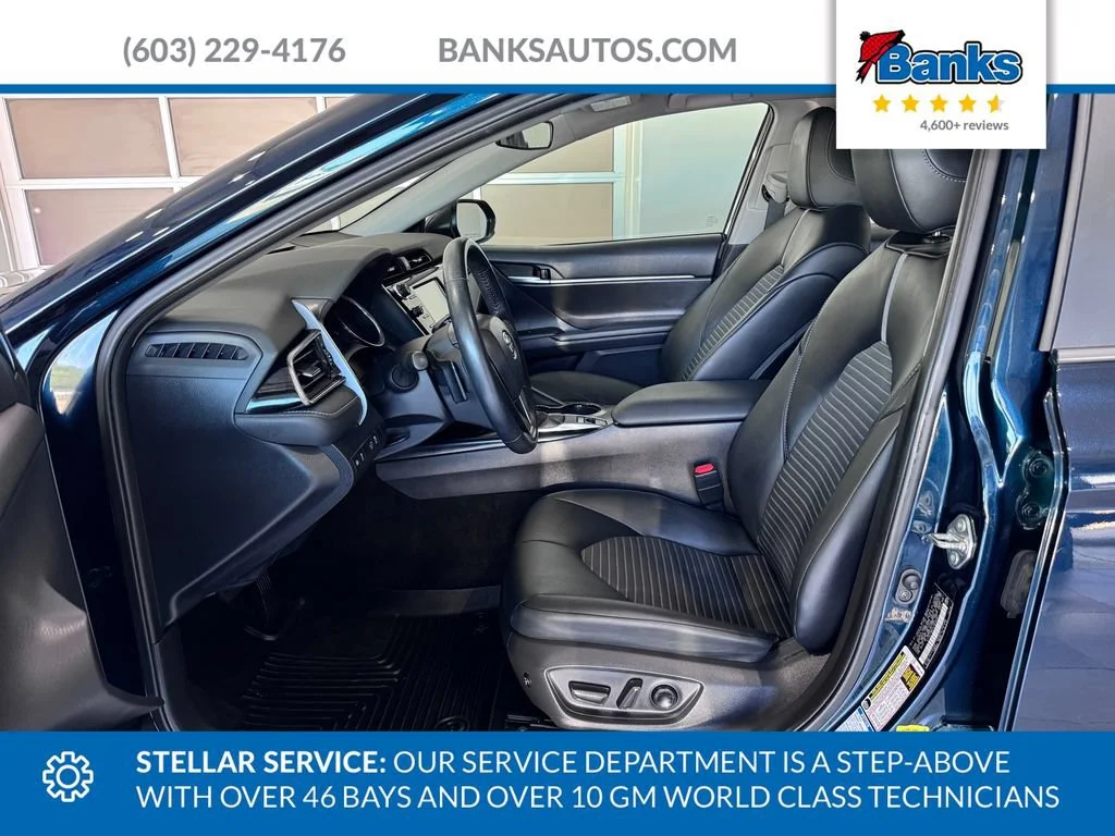 Certified Used 2020 Blue Toyota SE AWD image 9