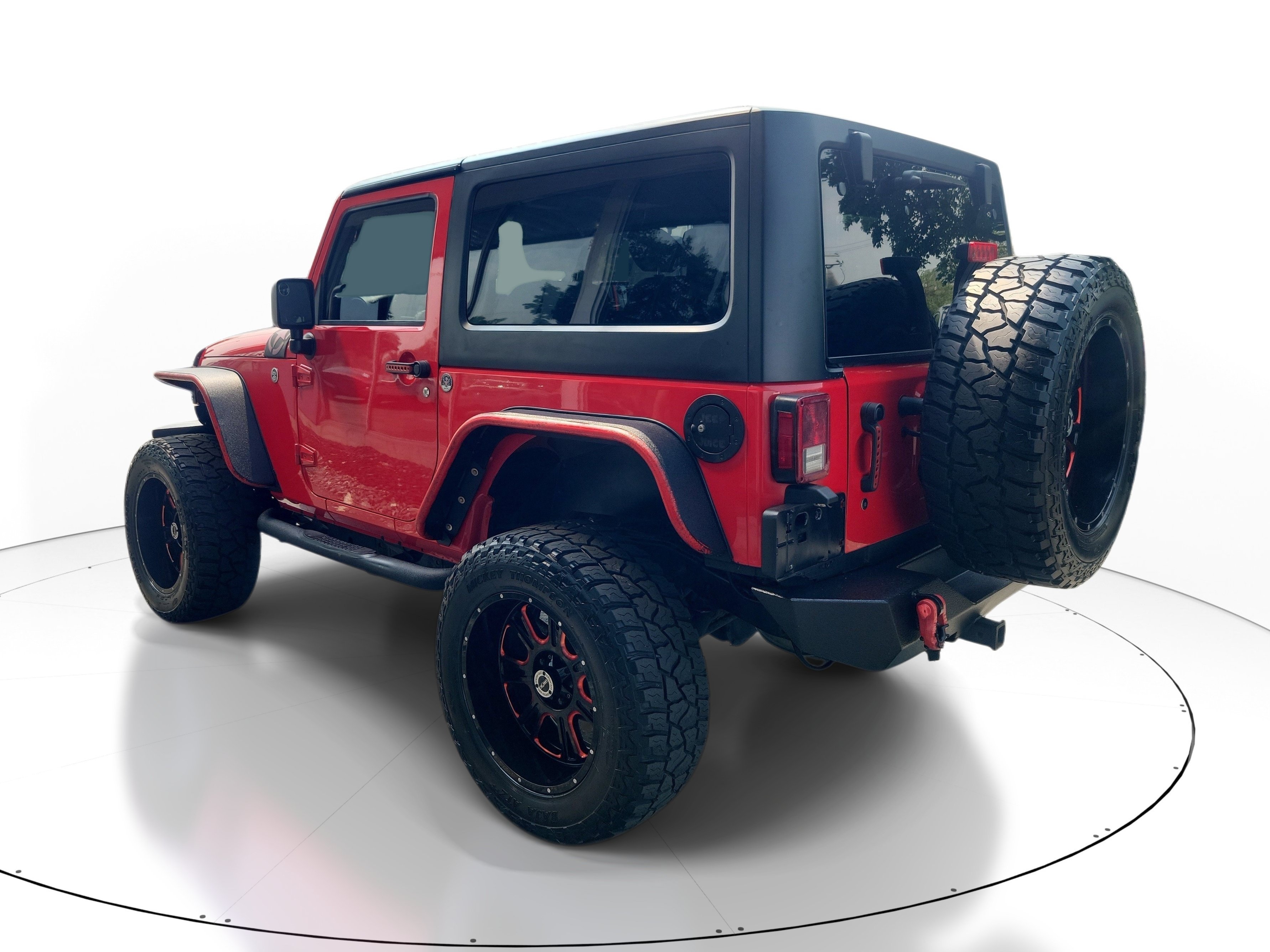 Used 2017 Firecracker Red Clearcoat Jeep Sport image 3