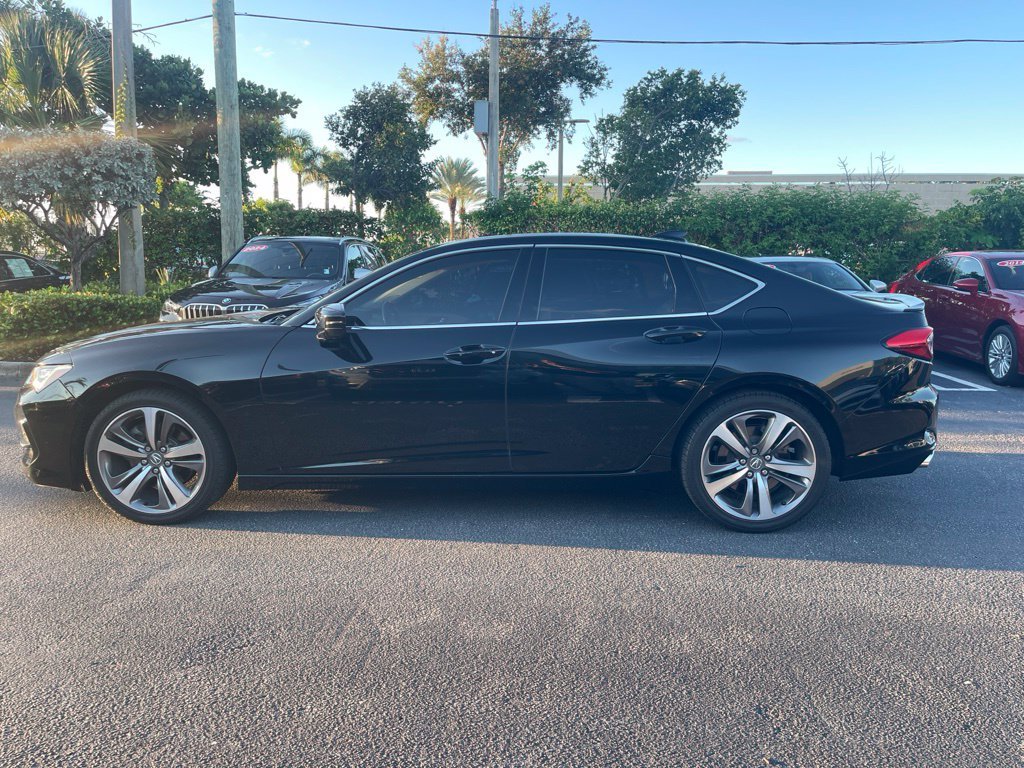 Used 2021 Black Acura Advance image 3