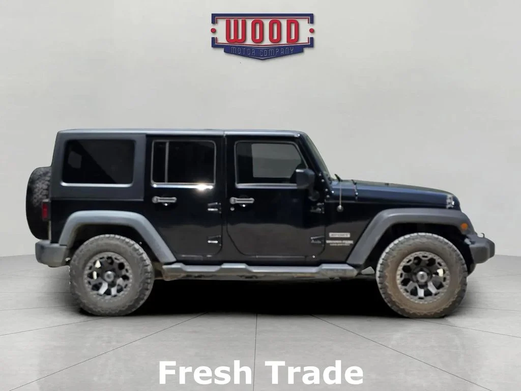 Used 2018 Black Clearcoat Jeep Unlimited Sport image 2