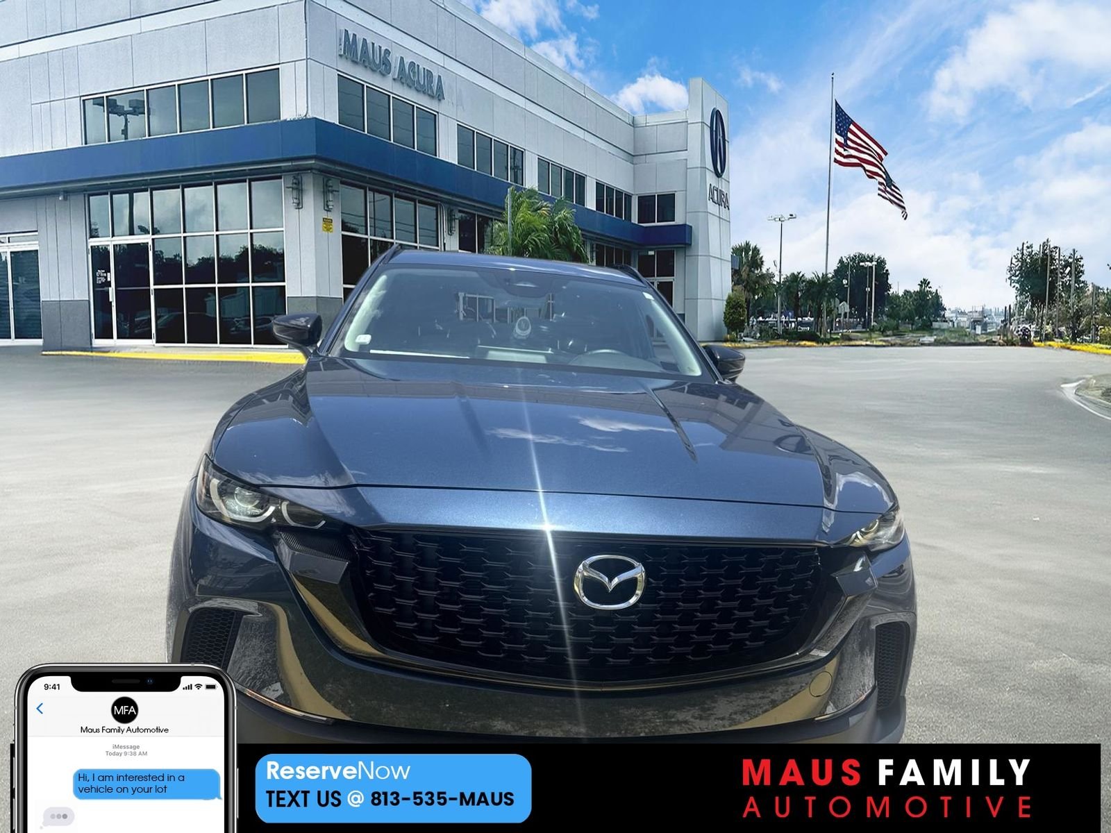 Used 2025 Blue Mazda Premium image 1