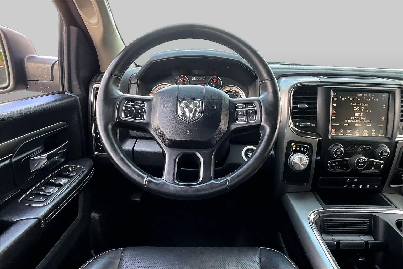 Used 2017 Brilliant Black Crystal Pearlcoat Ram Sport image 6