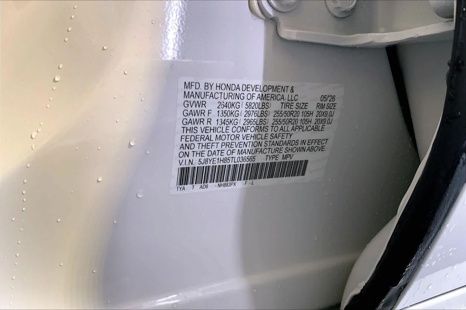 New 2026 Platinum White Pearl Acura With Advance Package image 13