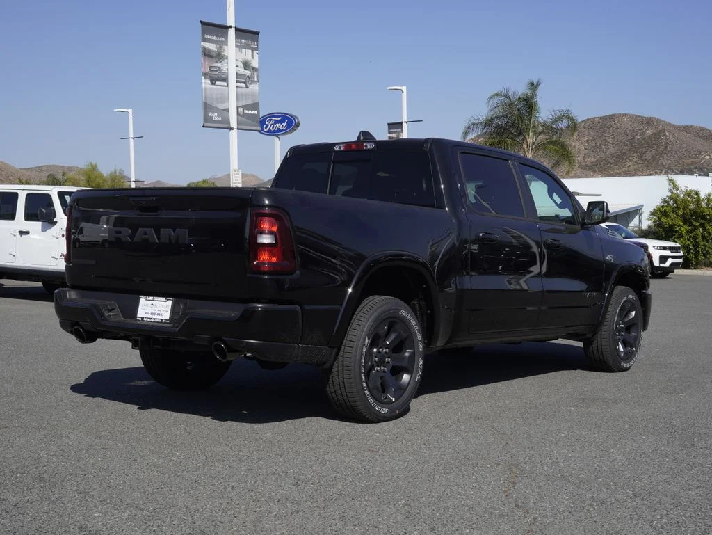 New 2026 Diamond Black Crystal Pearl-Coat Exterior Paint RAM Big Horn/Lone Star image 3