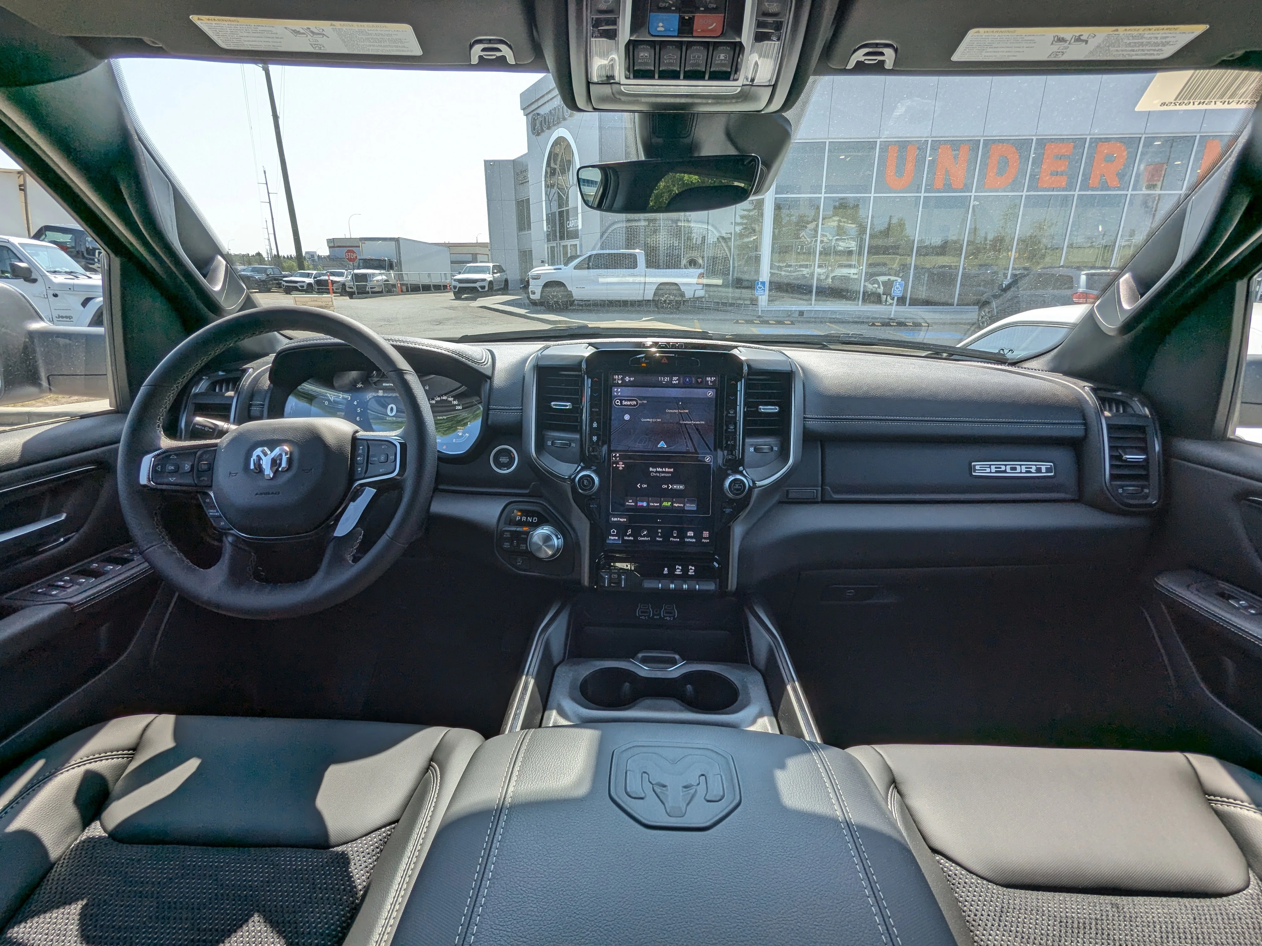 New 2026 White RAM Sport - 3.92 Rear Axle Ratio - Anti Spin Rear Diff - Sport Hood - Panoramic Sunroof & Tons More! image 26
