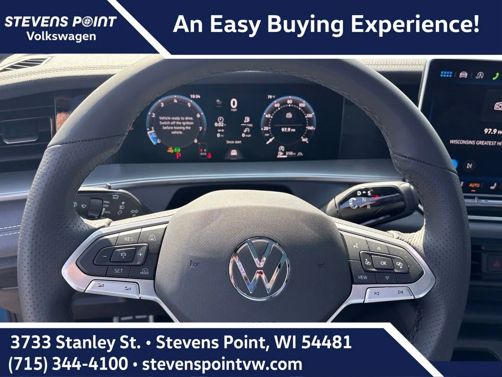 New 2026 Monterey Blue Pearl Volkswagen 2.0T SE R-Line Black image 11