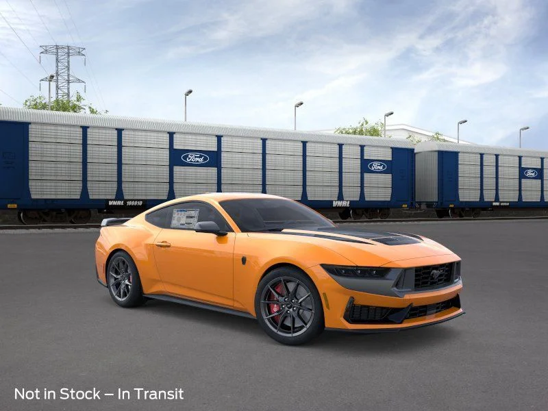 New 2026 Orange Fury Metallic Tri-coat Ford Dark Horse® Premium image 7