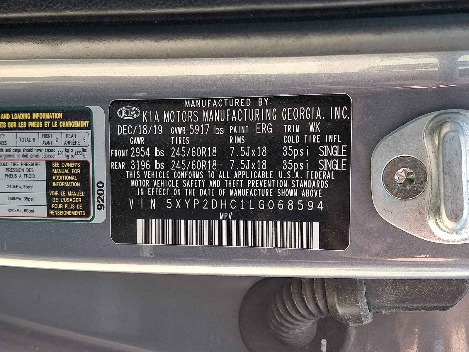 Used 2020 Silver Kia LX image 24