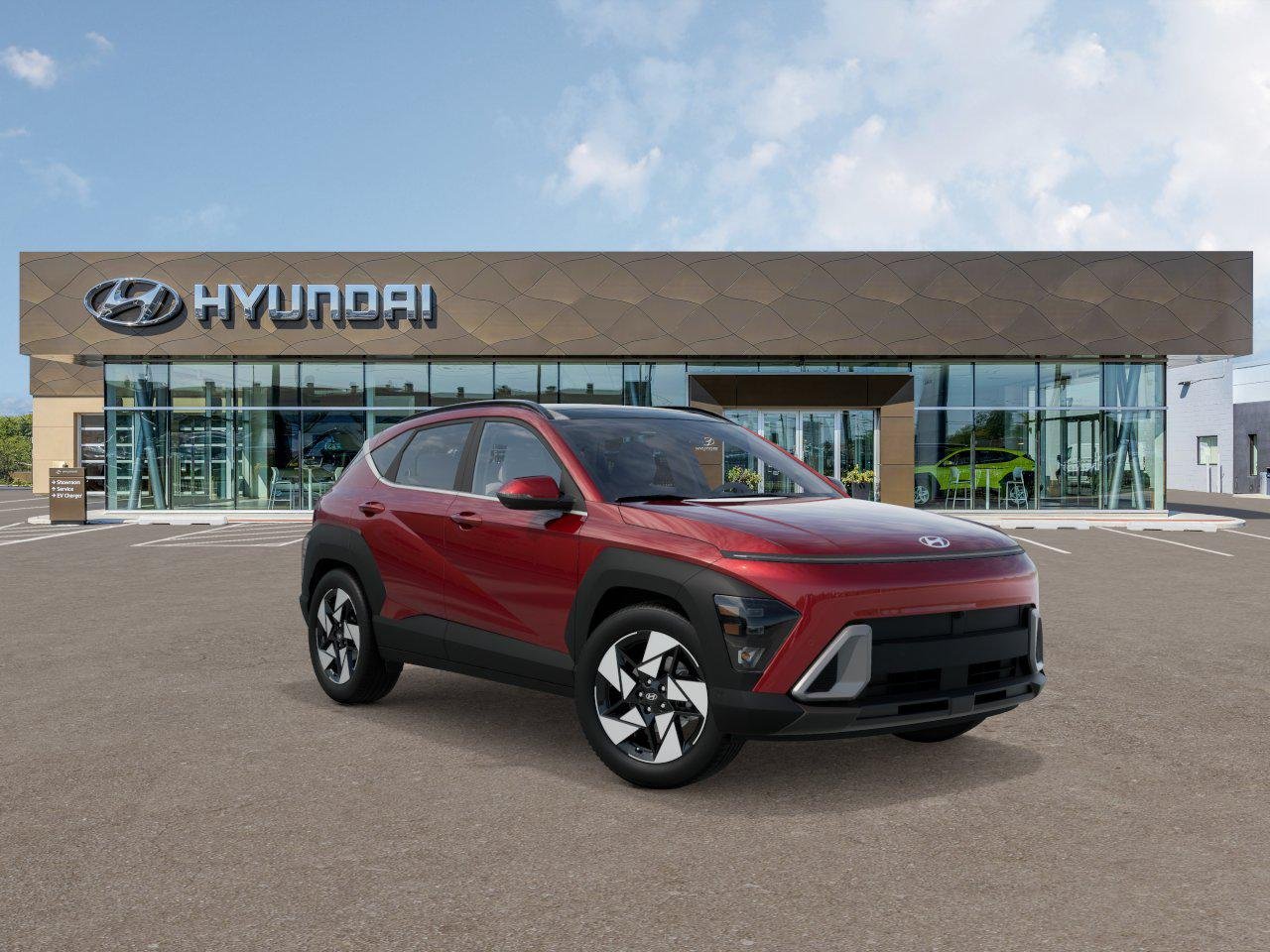 New 2026 Ultimate Red Metallic Hyundai SEL Sport FWD image 2