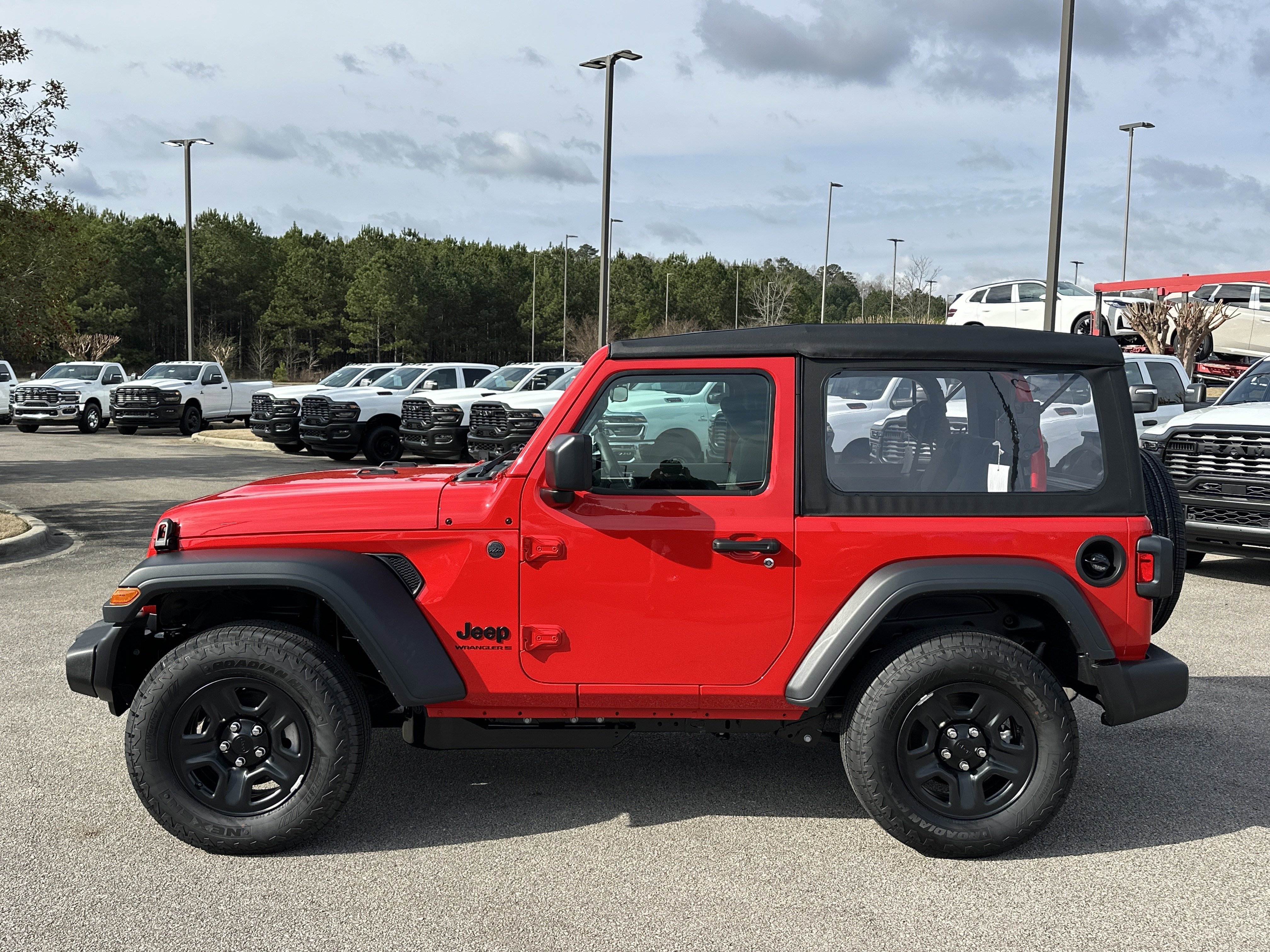 New 2026 Firecracker Red Clear-Coat Exterior Paint Jeep Sport image 4