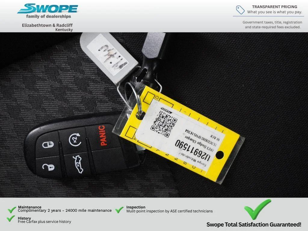 Used 2023 Pitch Black Clearcoat Dodge GT image 30