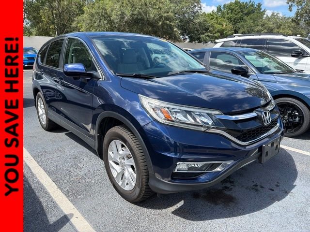 Used 2015 Obsidian Blue Pearl Honda EX image 1
