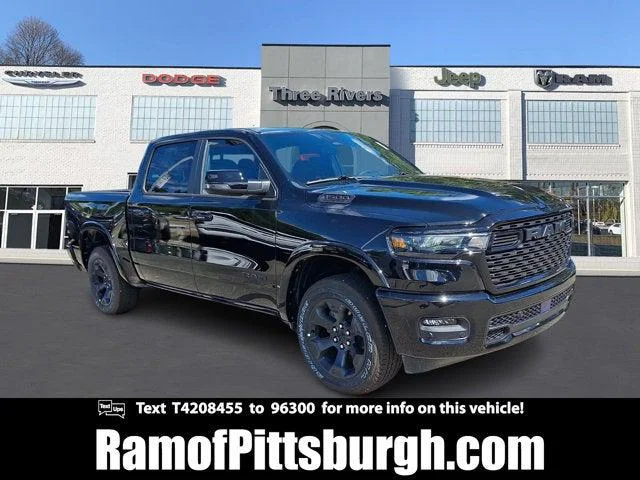 New 2026 Diamond Black Crystal Pearl-Coat Exterior Paint RAM Big Horn/Lone Star image 1
