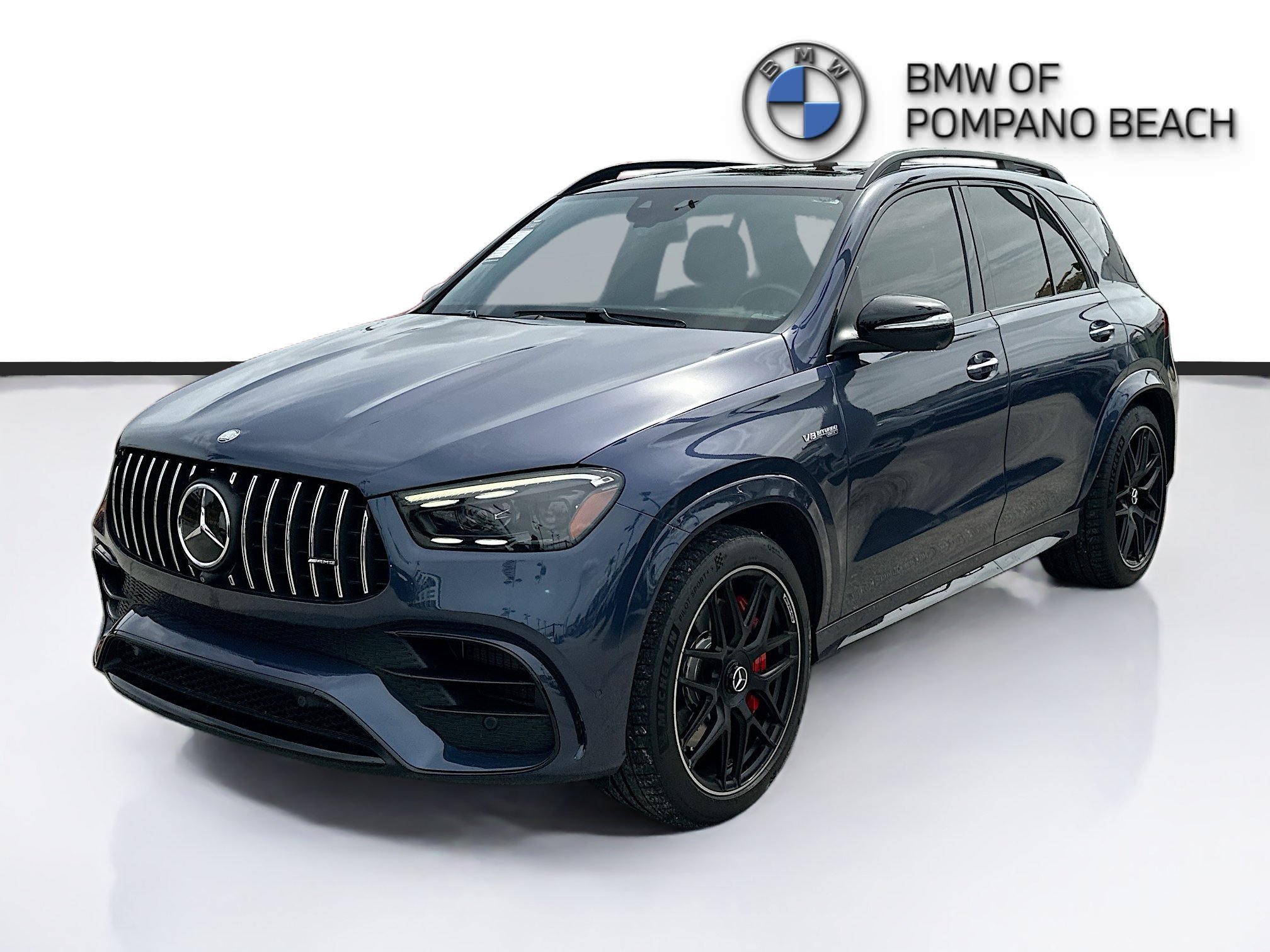 Used 2024 Twilight Blue Metallic Mercedes-Benz AMG® GLE 63 S image 3