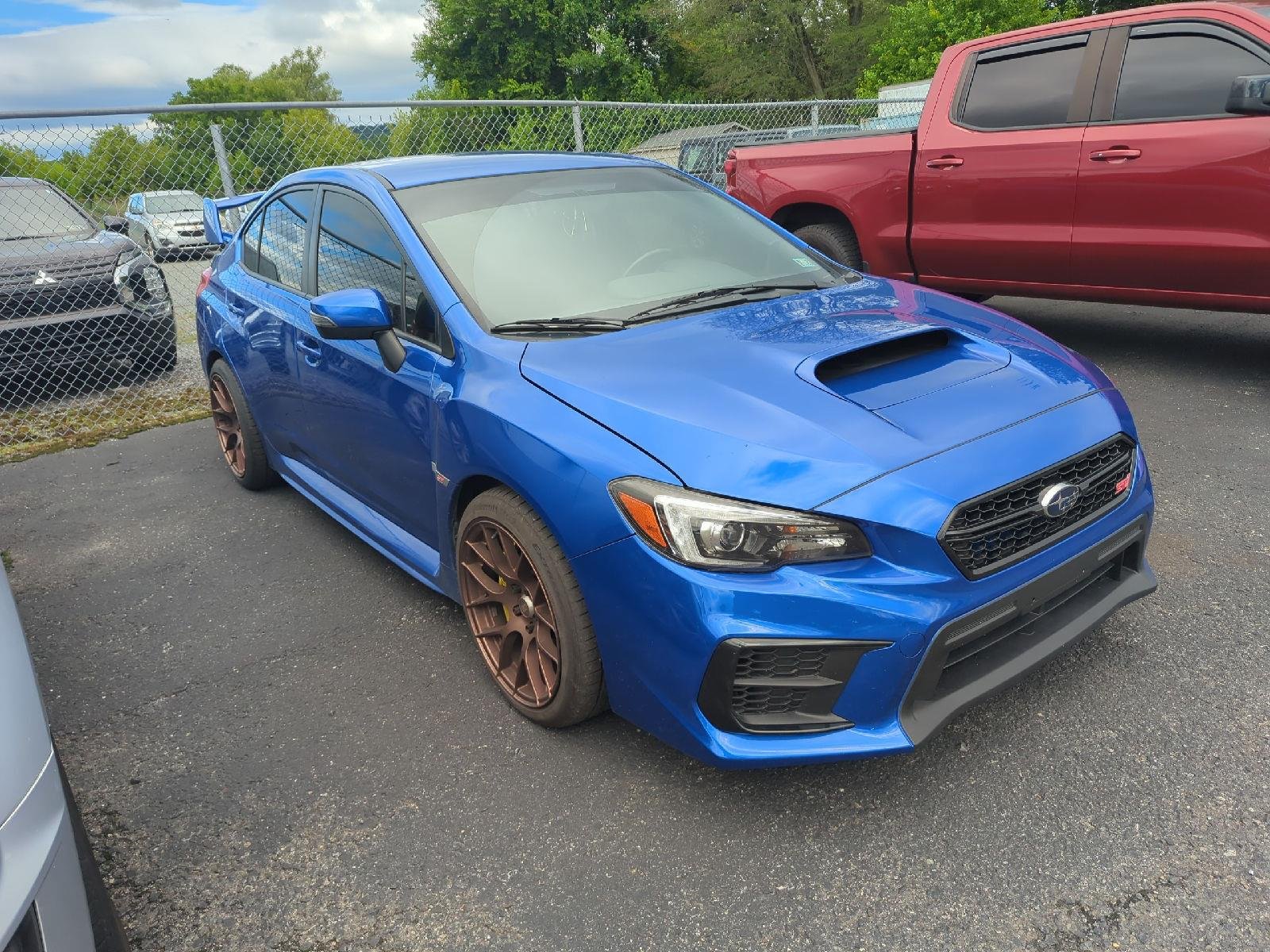 Used 2020 WR Blue Pearl Subaru STI image 6