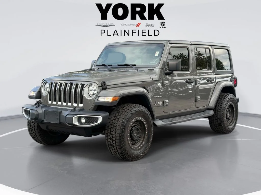 Used 2019 Gray Jeep Unlimited Sahara image 1