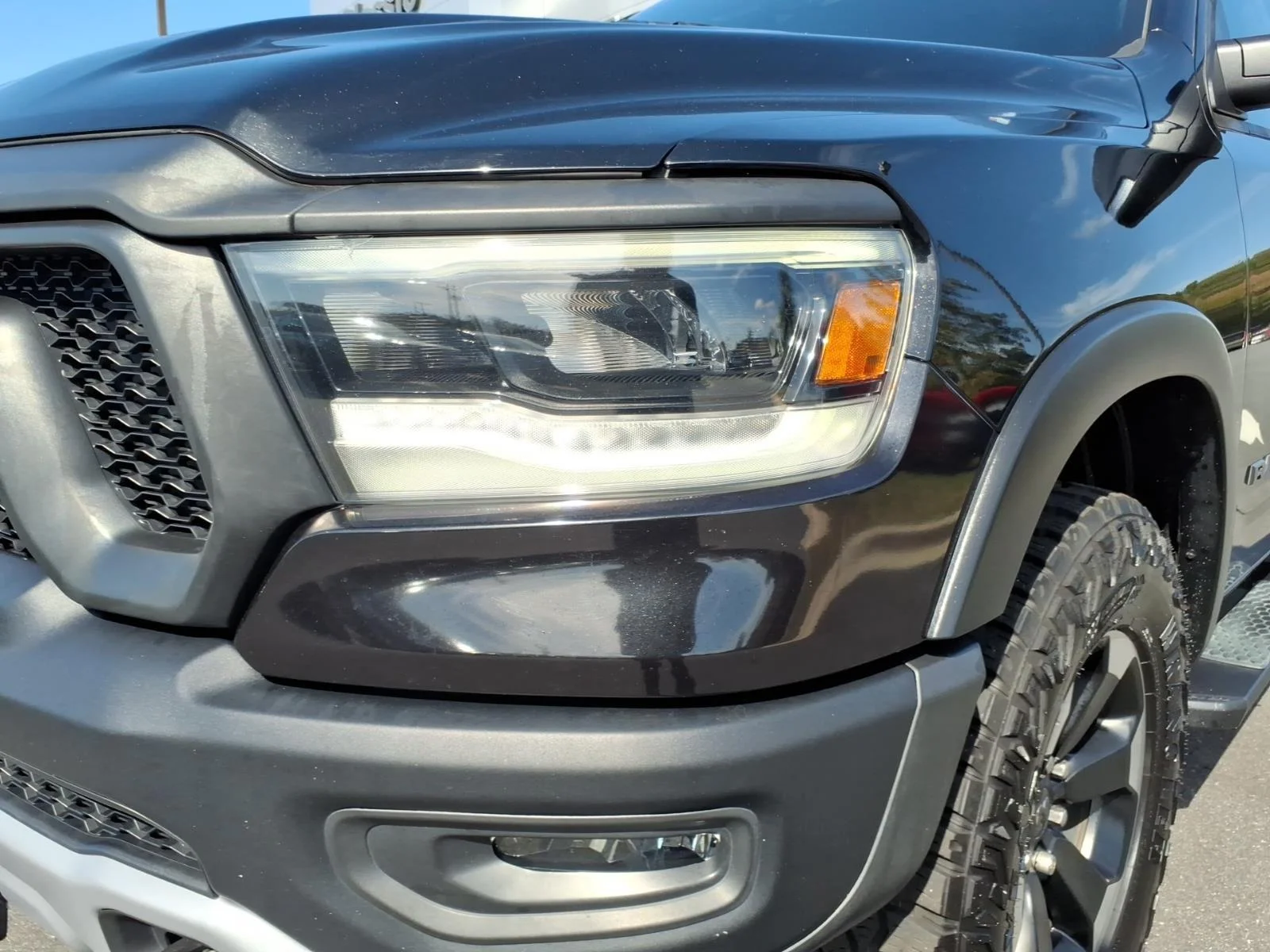 Used 2020 Diamond Black Crystal Pearlcoat Ram Rebel image 16