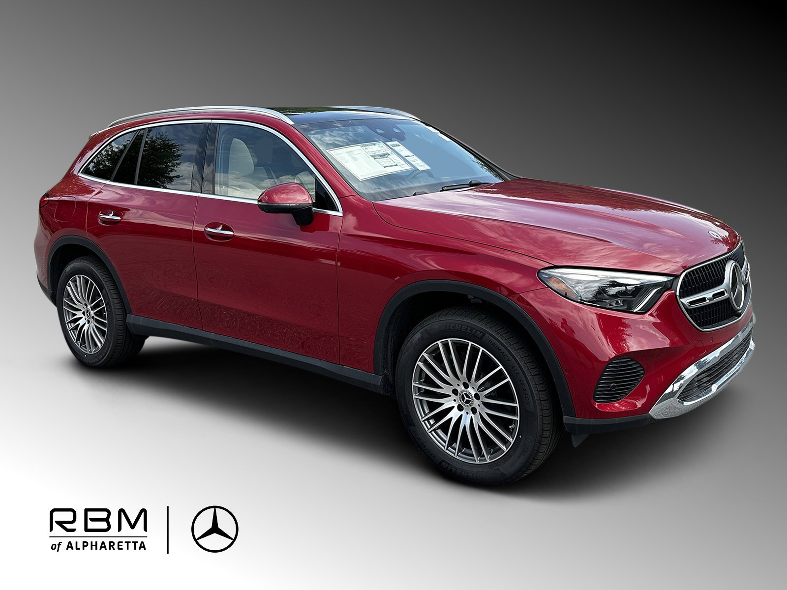 New 2026 MANUFAKTUR Patagonia Red Metallic Mercedes-Benz GLC 300 image 1