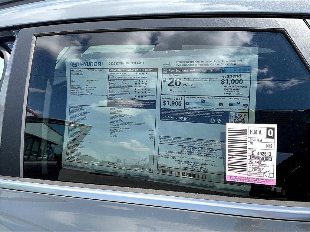 New 2026 Gray Hyundai Limited AWD image 13