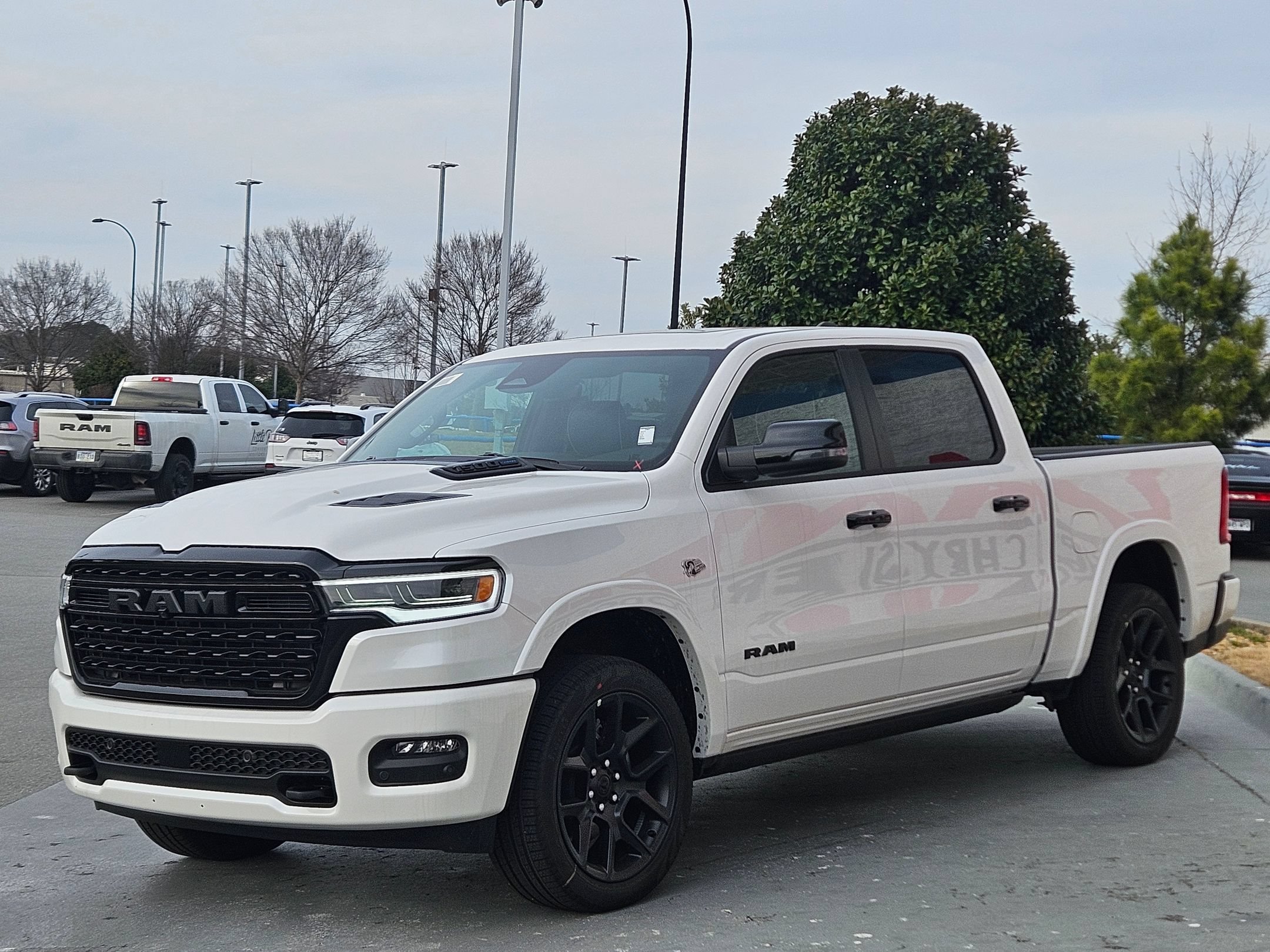 New 2026 Ivory White Tri-Coat Pearl-Coat Exterior Paint RAM Limited image 3