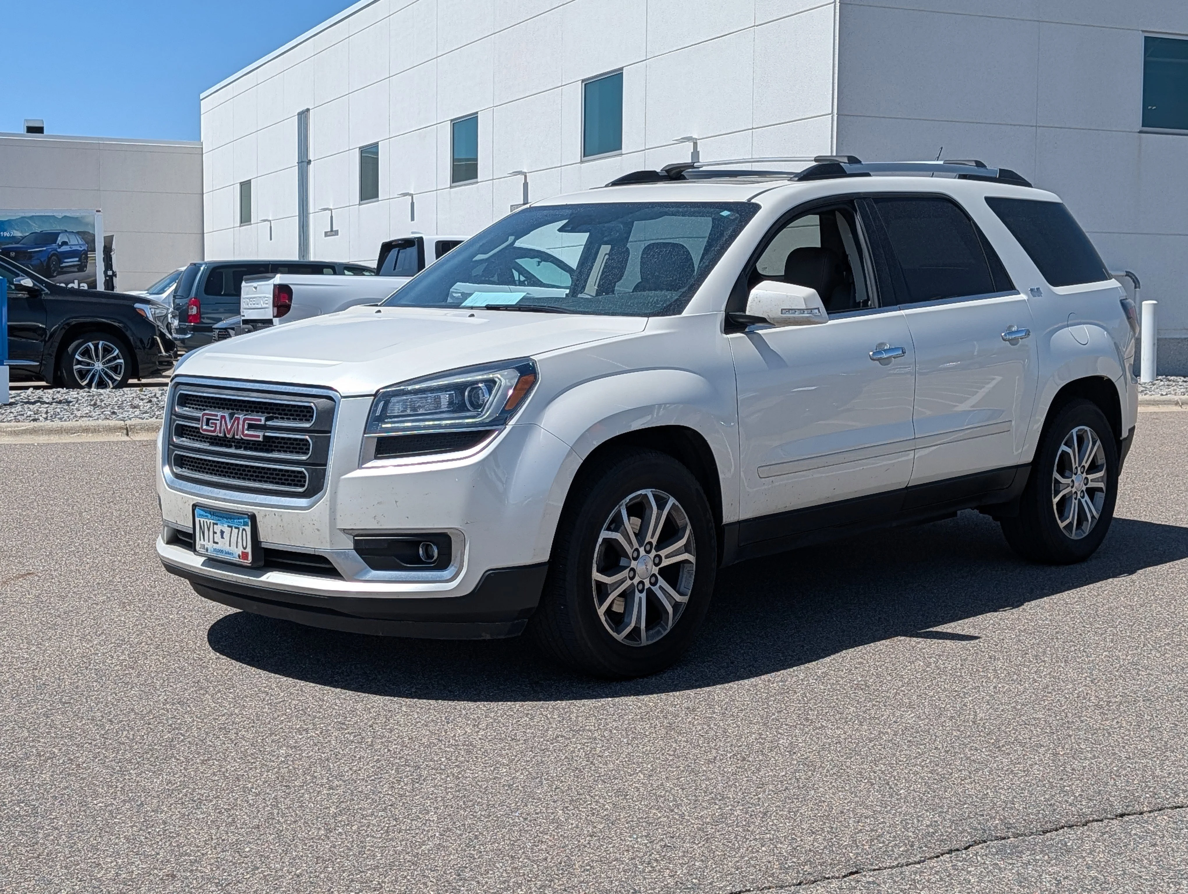 Used 2015 GMC Acadia SLT1 with VIN 1GKKVRKD1FJ335709 for sale in Waite Park, Minnesota