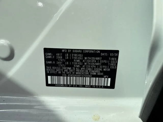 New 2026 CRYSTAL WHITE PEARL Subaru Wilderness image 19