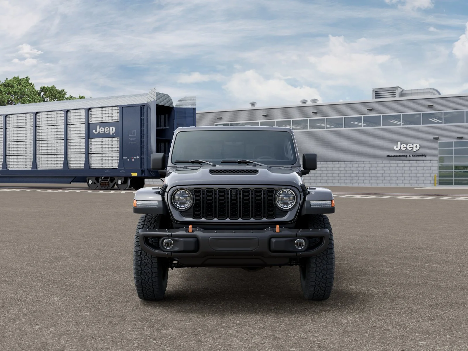 New 2026 Granite Crystal Metallic Clear-Coat Exterior Paint Jeep Mojave image 6