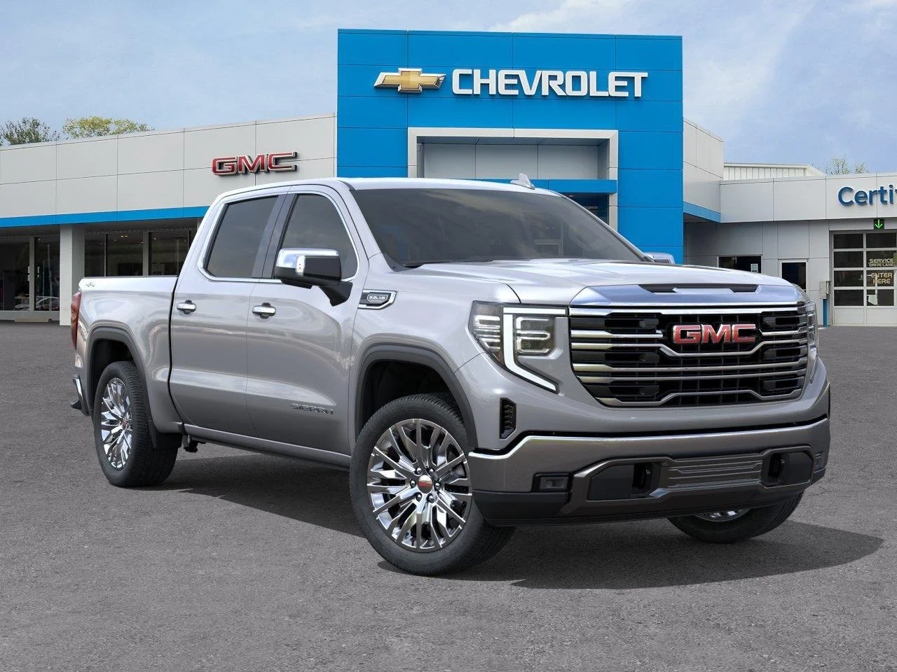 New 2026 Sterling Metallic GMC SLT image 7