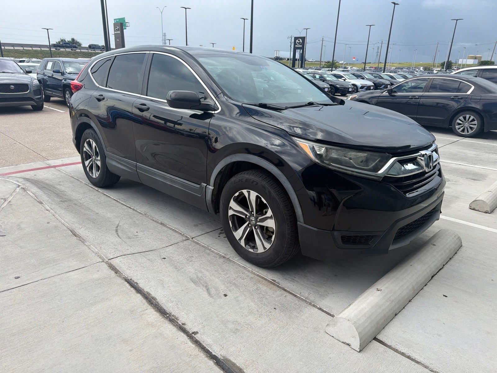 Used 2017 Crystal Black Pearl Honda LX image 3