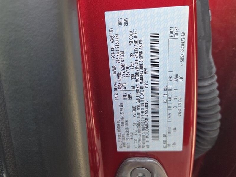 Used 2024 Rapid Red Metallic Tinted Clearcoat Ford ST-Line image 7