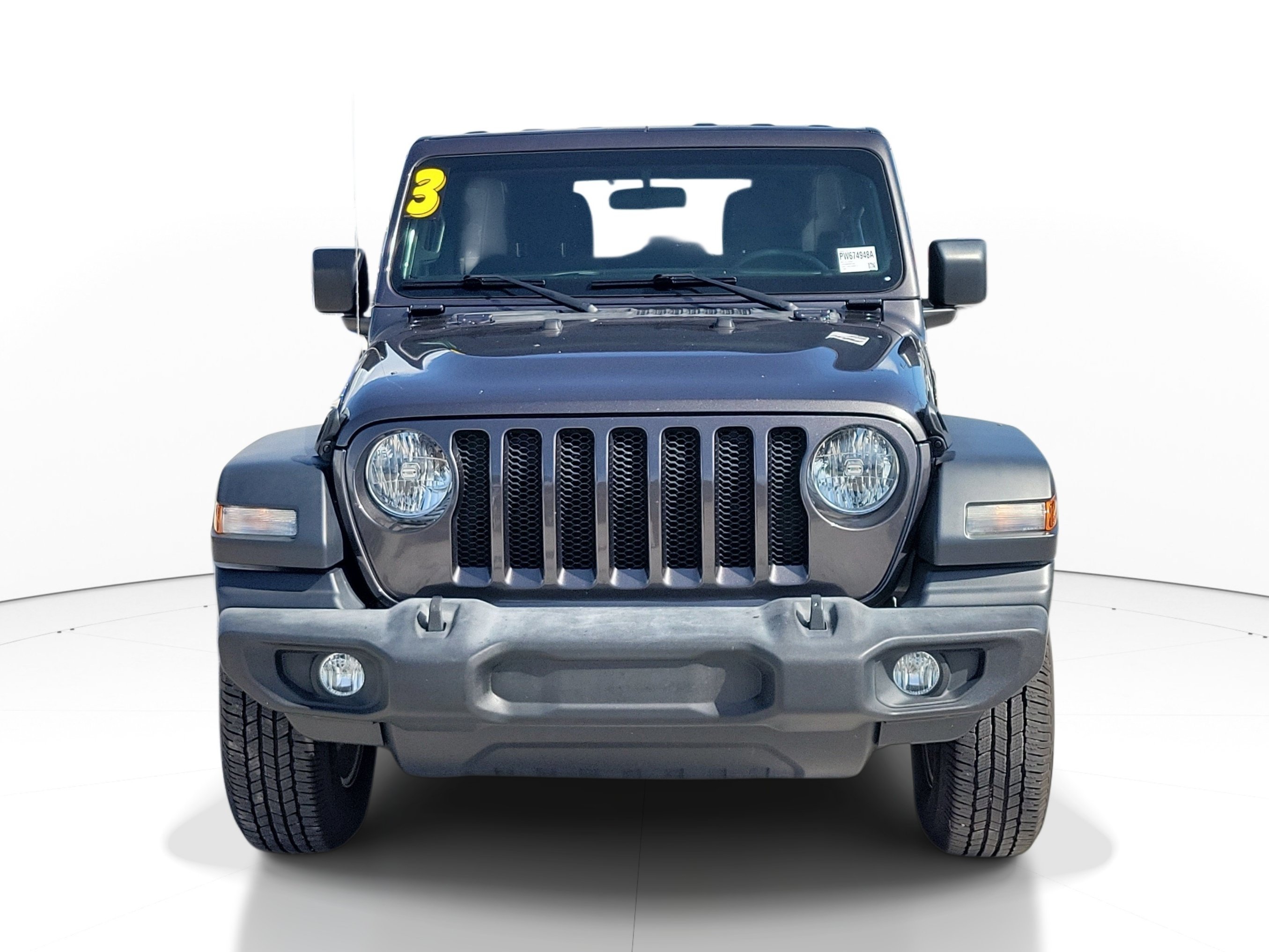 Used 2023 Granite Crystal Metallic Clearcoat Jeep Sport S image 2