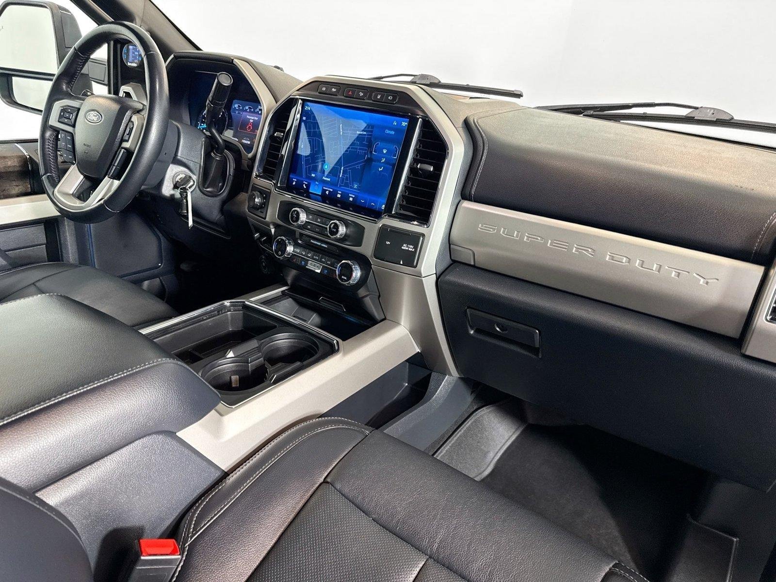 Used 2022 Antimatter Blue Metallic Ford LARIAT image 26