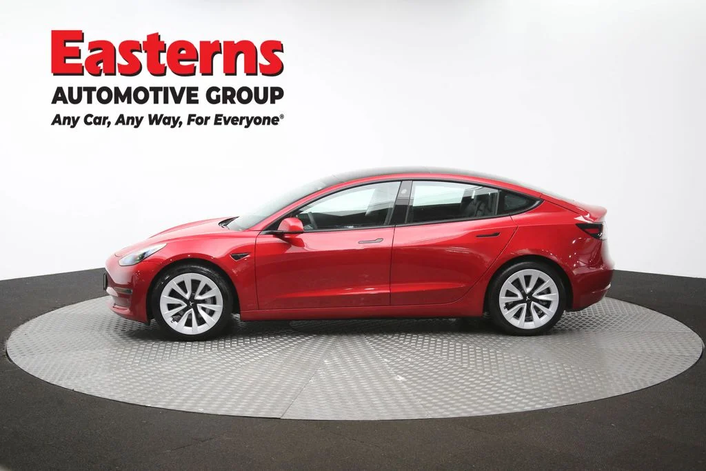 Used 2021 Red Tesla Standard Range Plus image 53