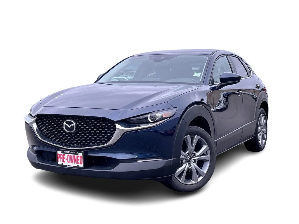 Used 2023 Deep Crystal Blue Mica Mazda GS AWD at Dilawri Certified - Low Milage - Local B image 1