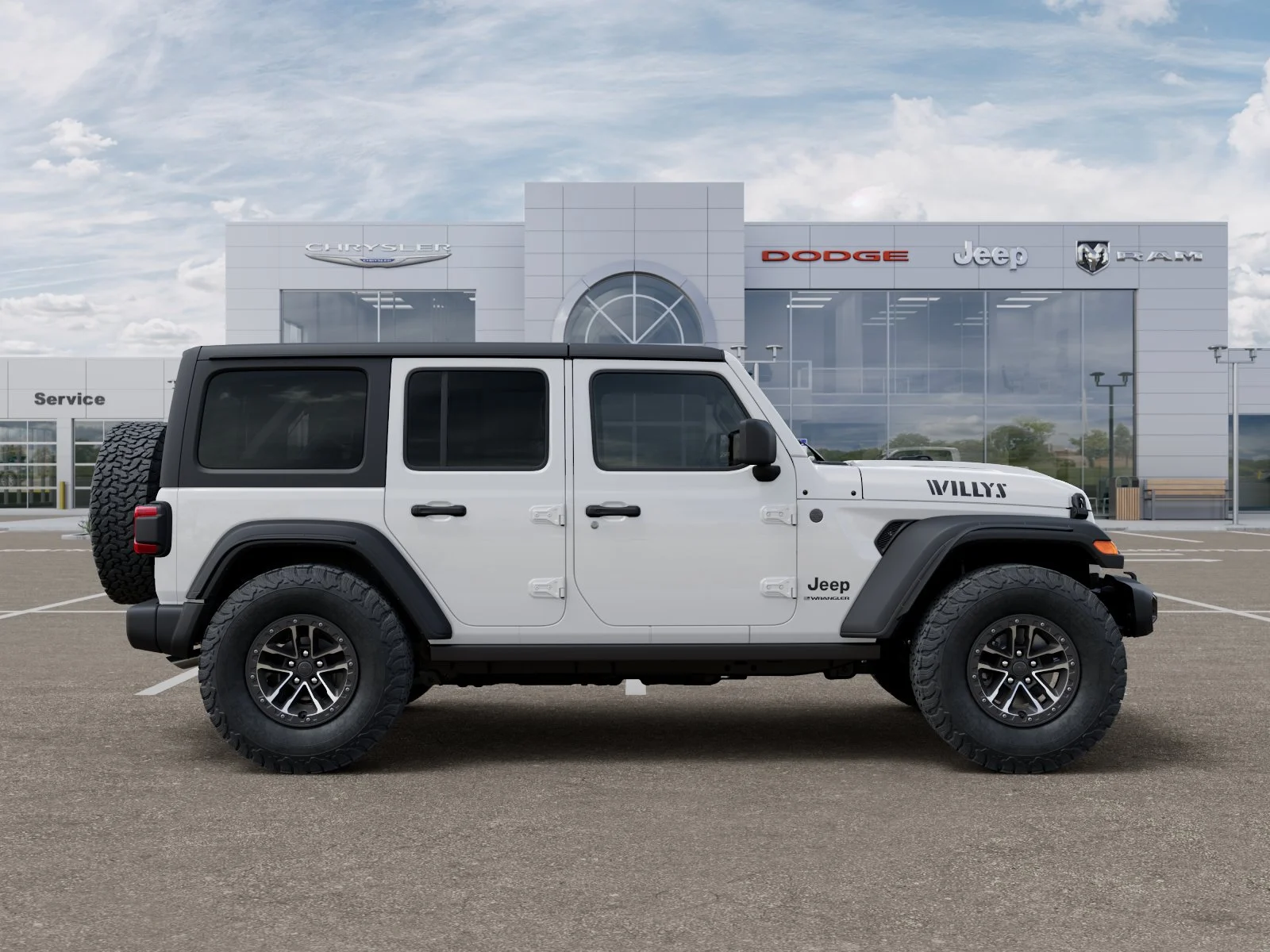 New 2026 Bright White Clearcoat Jeep Willys image 49