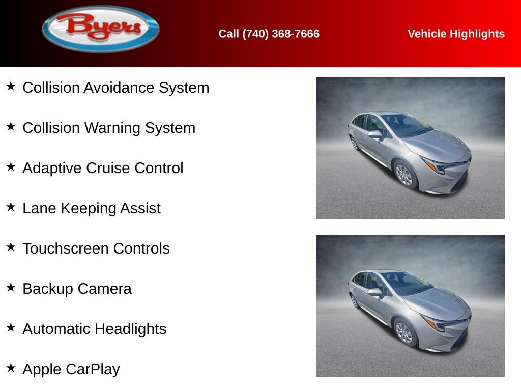 Used 2025 Classic Silver Metallic Toyota LE image 10