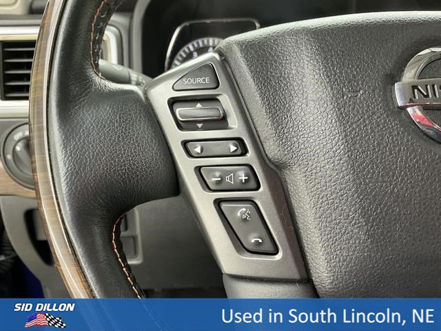 Used 2017 Deep Blue Pearl Nissan Platinum Reserve image 9