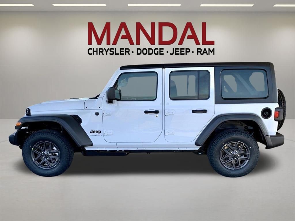 New 2026 Bright White Clear-Coat Exterior Paint Jeep Sport S image 9