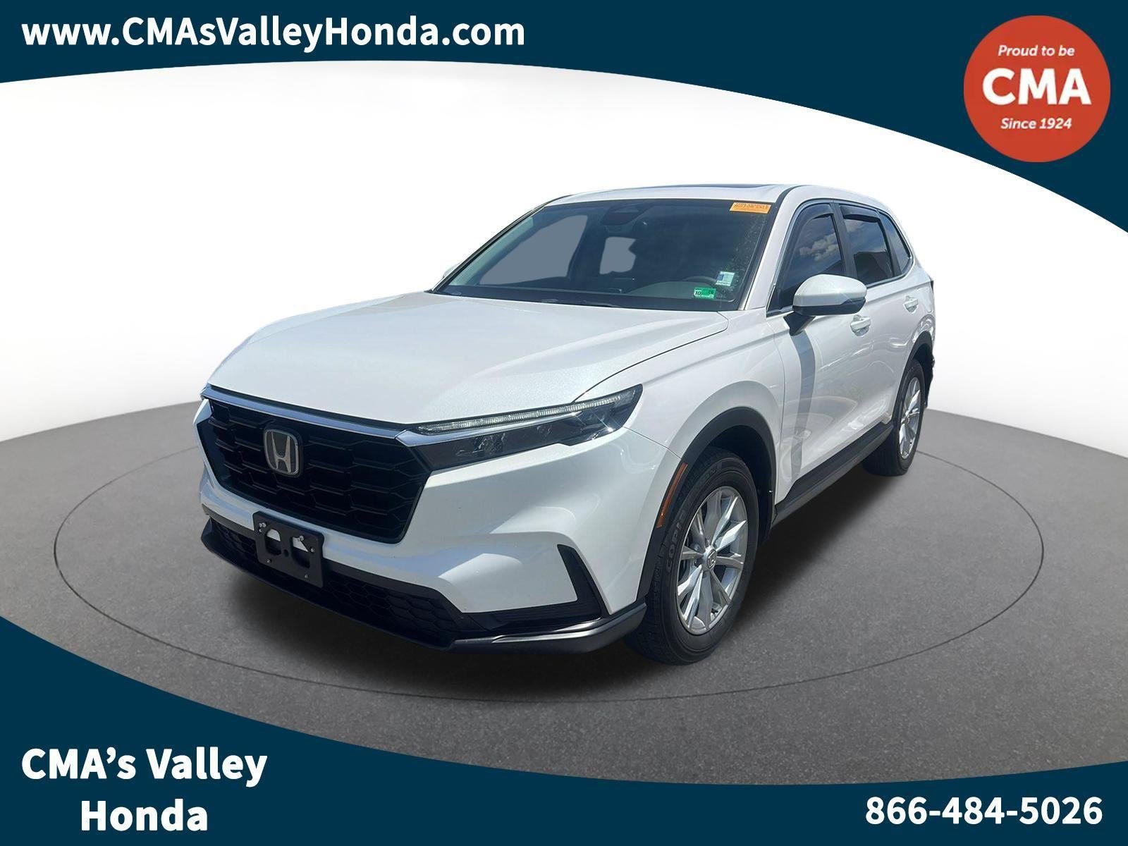 Used 2025 Platinum White Pearl Honda EX image 1