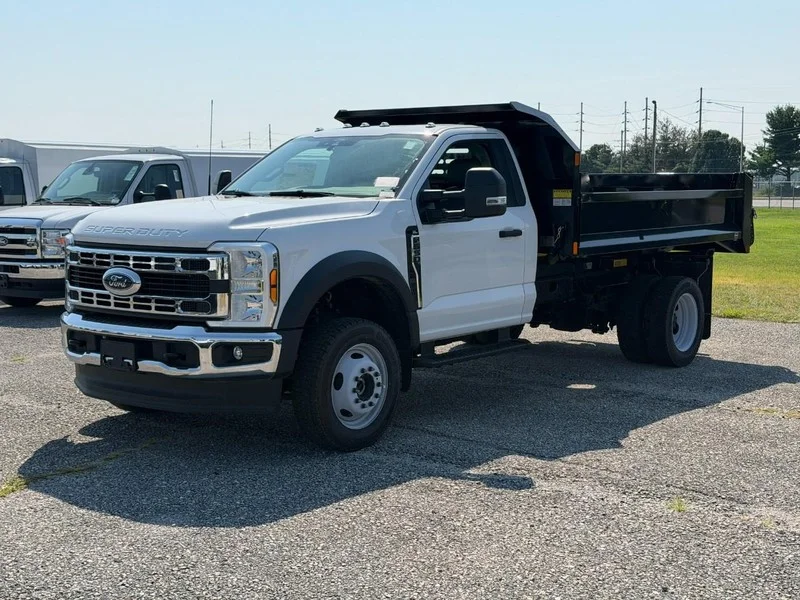 New 2025 Oxford White Ford 11FT Dump Body image 1