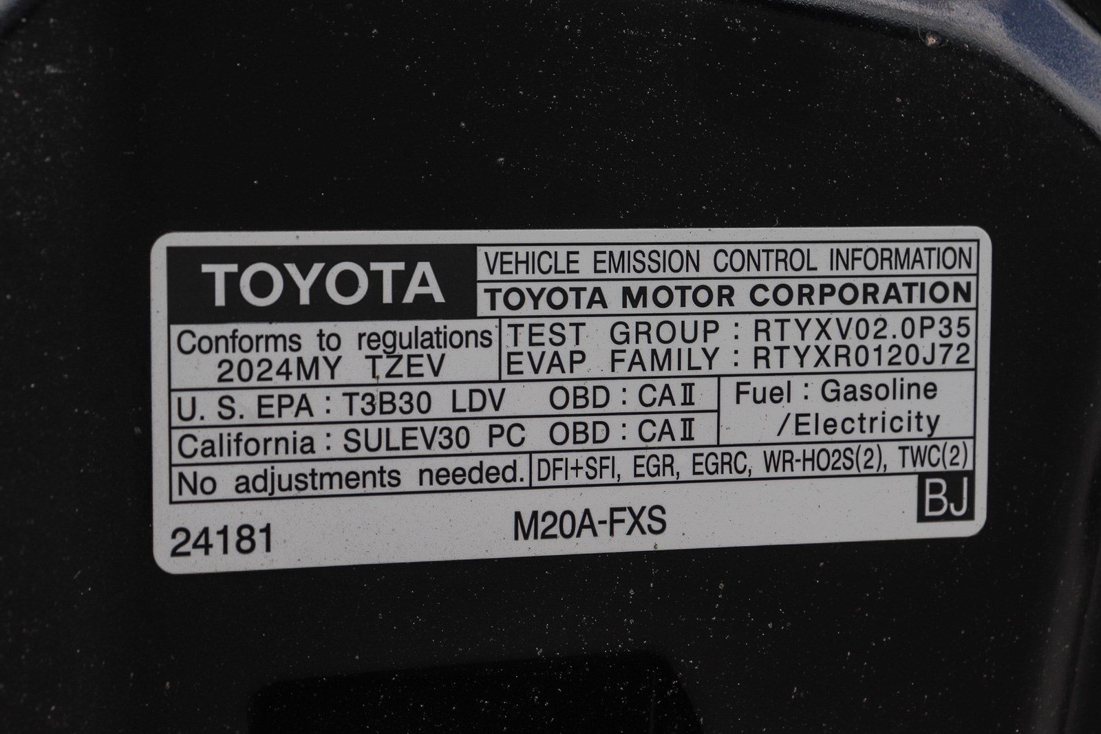 Certified Used 2024 Midnight Black Metallic Toyota SE image 28